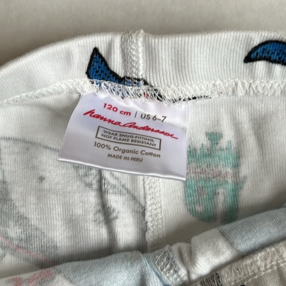 Hanna Andersson Print Short John Pajama set GUC - Picture 6 of 7